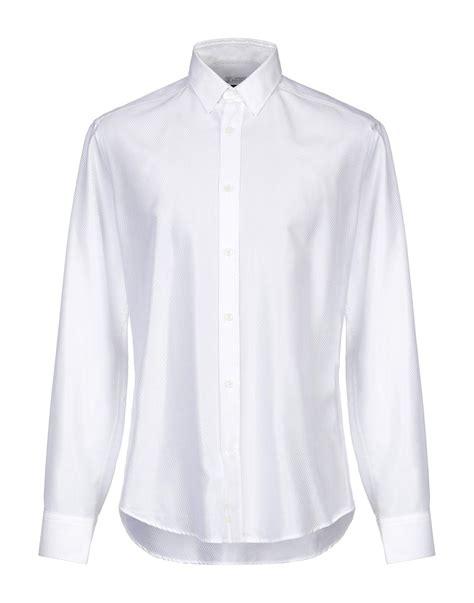 versace button up shirt men|Versace collection men shirt white.